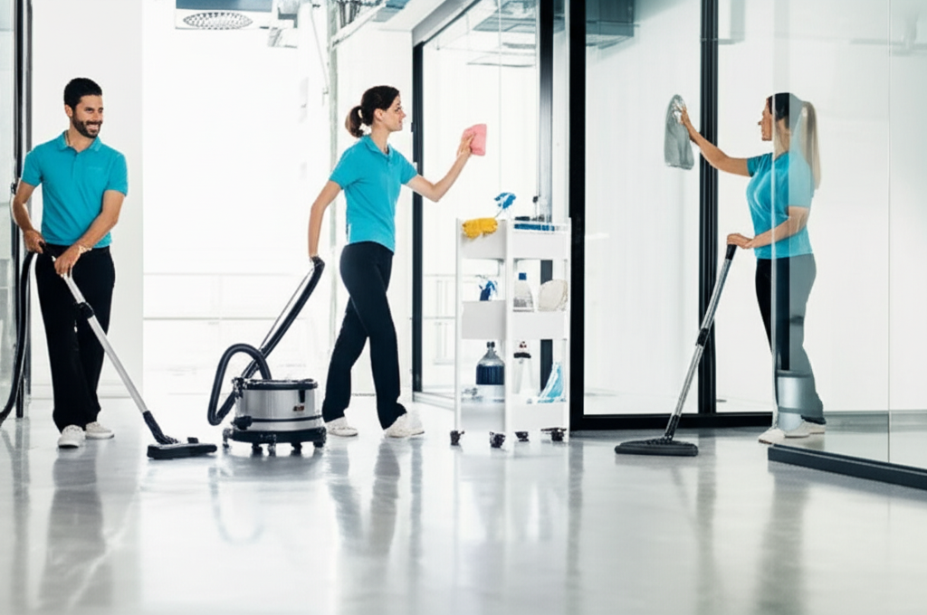 Clean Boss professional cleaning team